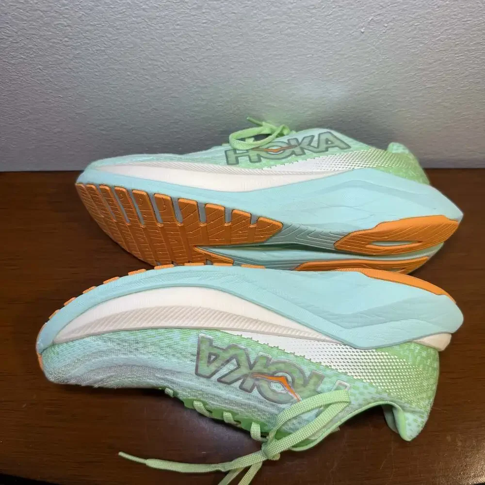 Hoka One One Women's Mach X Lime Glow Running Shoes Size 8.5B